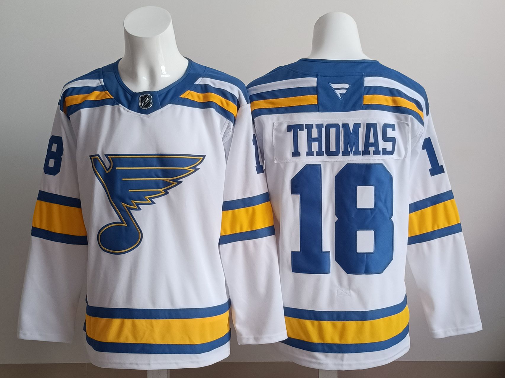 Men 2025 St.Louis Blues #18 Thomas White NHL Jersey style 01